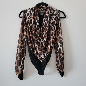 Bebe Leppard Bodysuit
